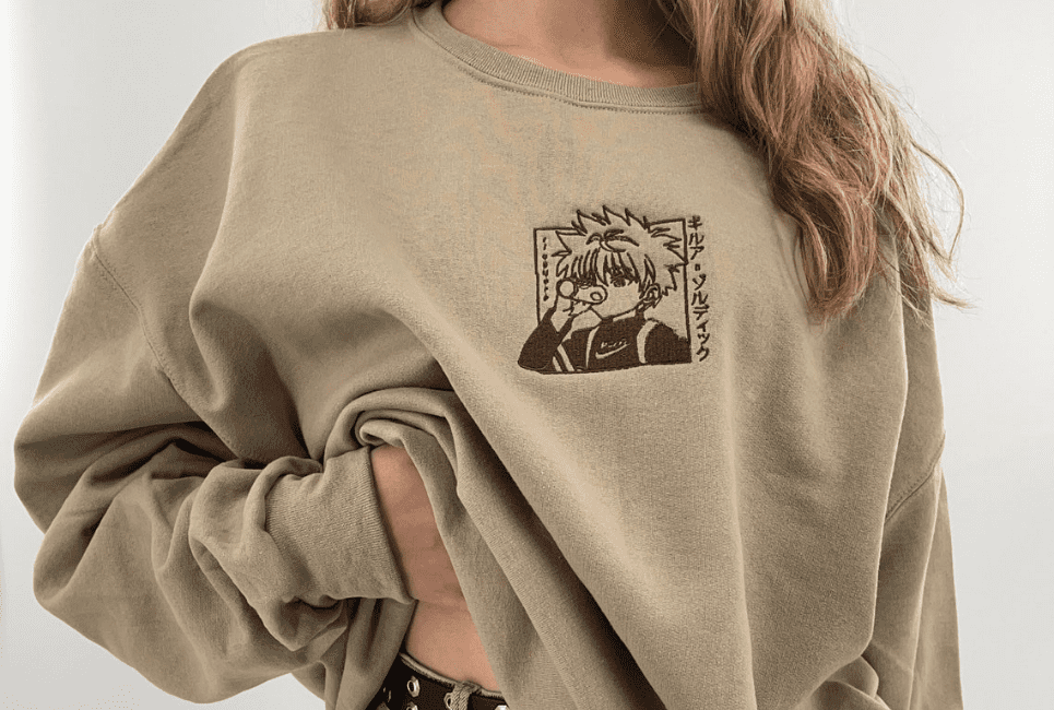 Totallyicedout Hunter X Hunter Killua Embroidered Crewneck