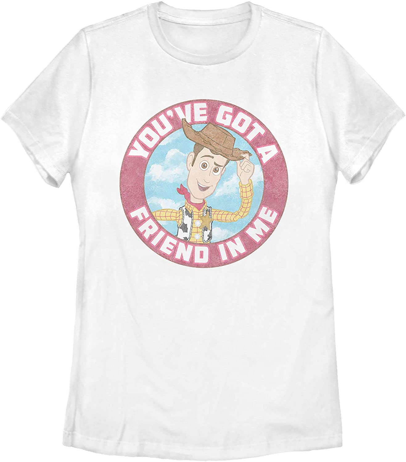 Disney Pixar Toy Story Friend in Me Woody Circle T-Shirt