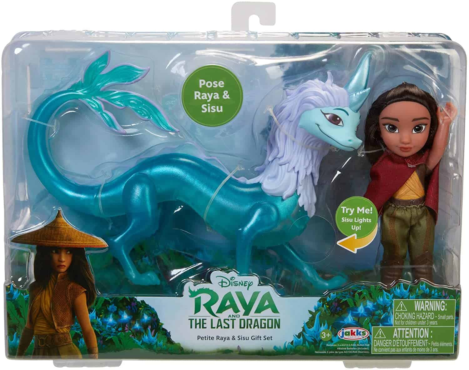 Disney's Raya 6-Inch Petite Raya Doll and Sisu Dragon Figure Gift Set