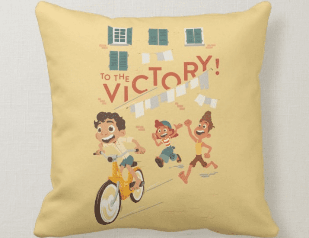 Luca To The Victory Throw Pillow