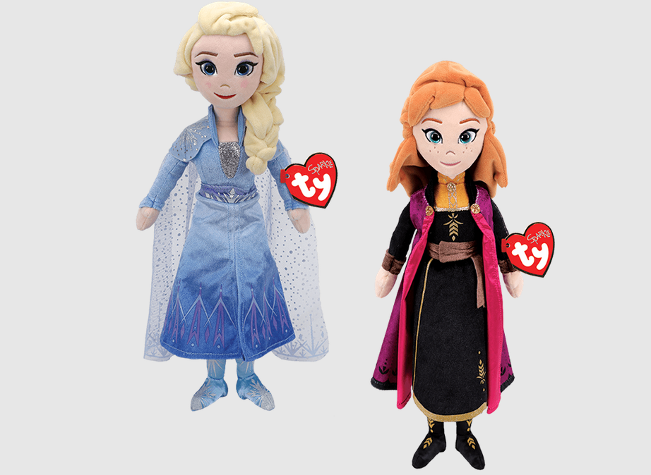 Elsa and Anna Bundle plush