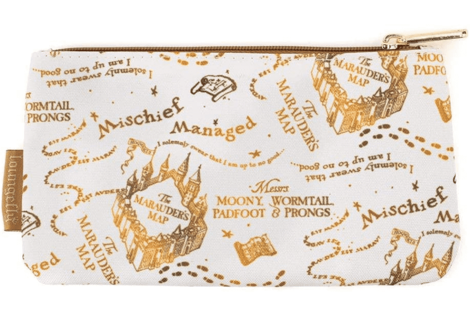 Loungefly Harry Potter Marauders Map AOP Nylon Pouch