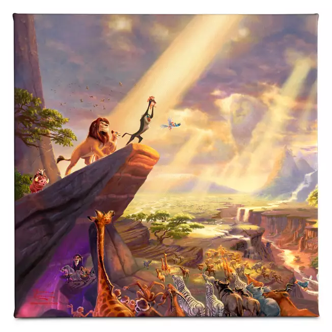 Lion King Gallery Wrapped Canvas 