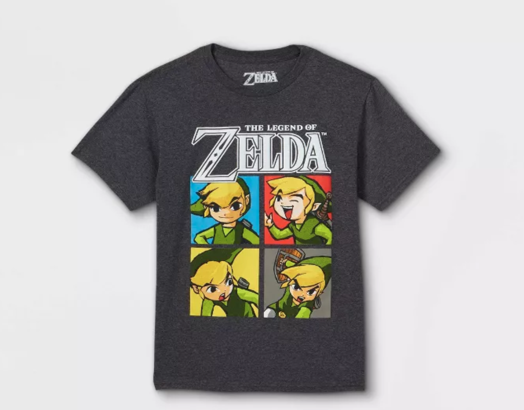 Kids' Zelda Short Sleeve Graphic T-Shirt