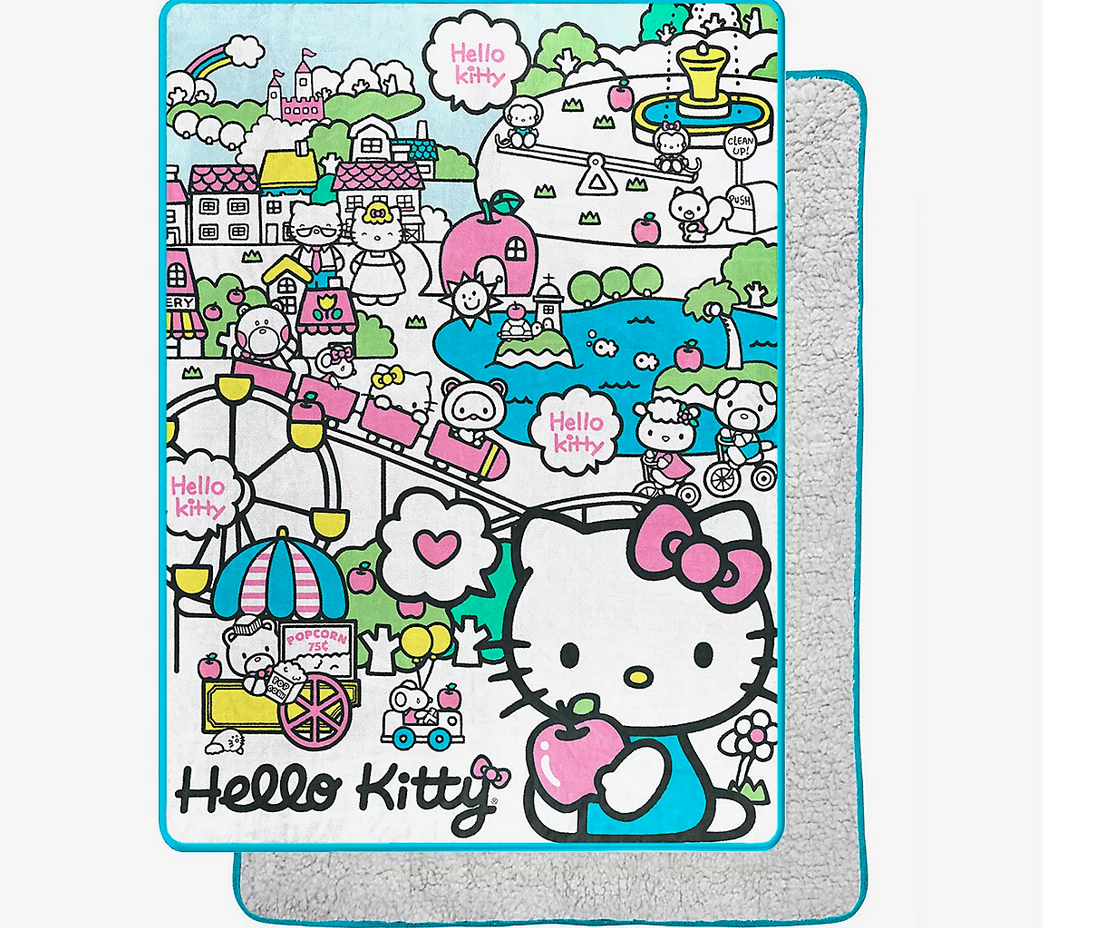 Hello Kitty My Cute World Oversized Throw