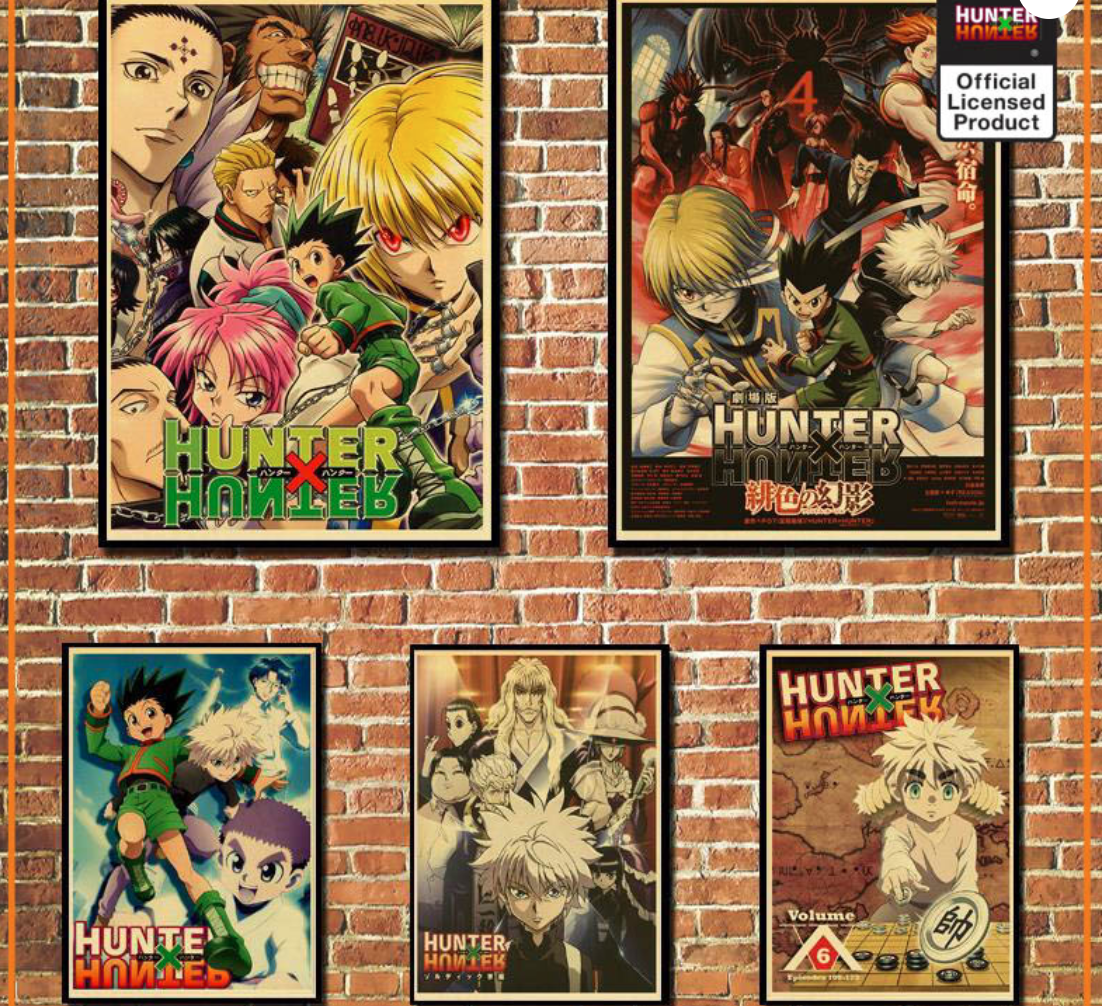 HxH Merch – Hunter x Hunter Retro Posters