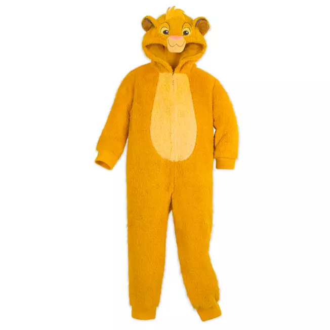 Simba Costume Bodysuit Pajamas for Kids