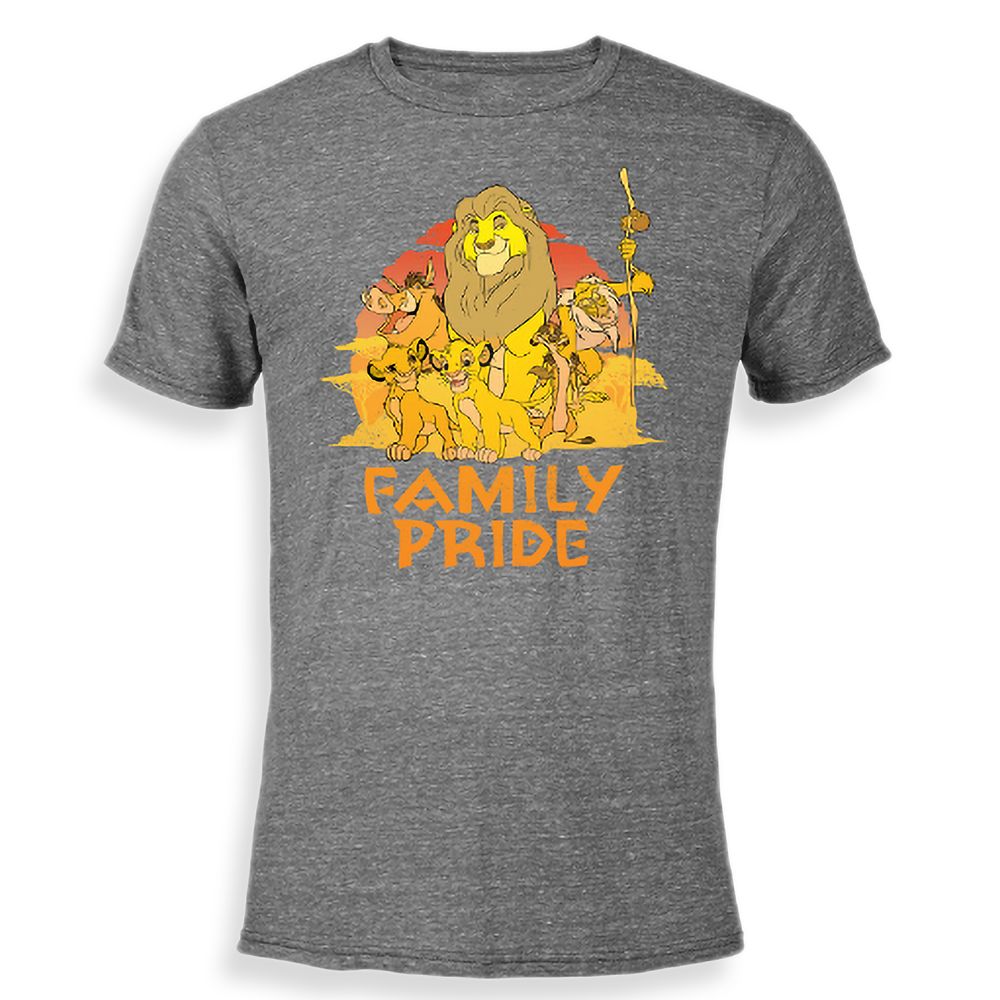 The Lion King ''Family Pride'' Heathered T-Shirt for Adults – Customized | shopDisney