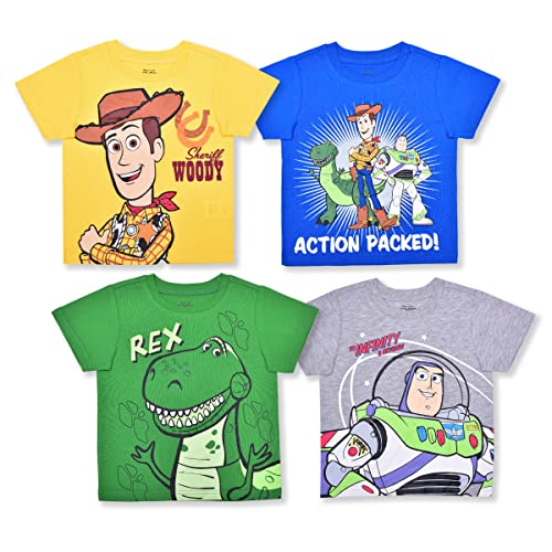 Disney Boy’s 4-Pack Toy Story Graphic Tee Shirt