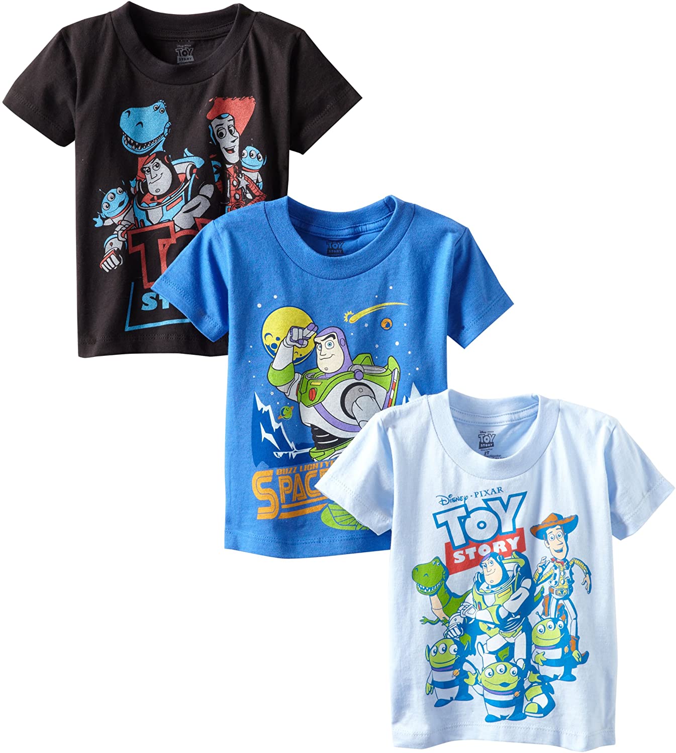 Disney Boys’ Toy Story 3-Pack T-Shirt