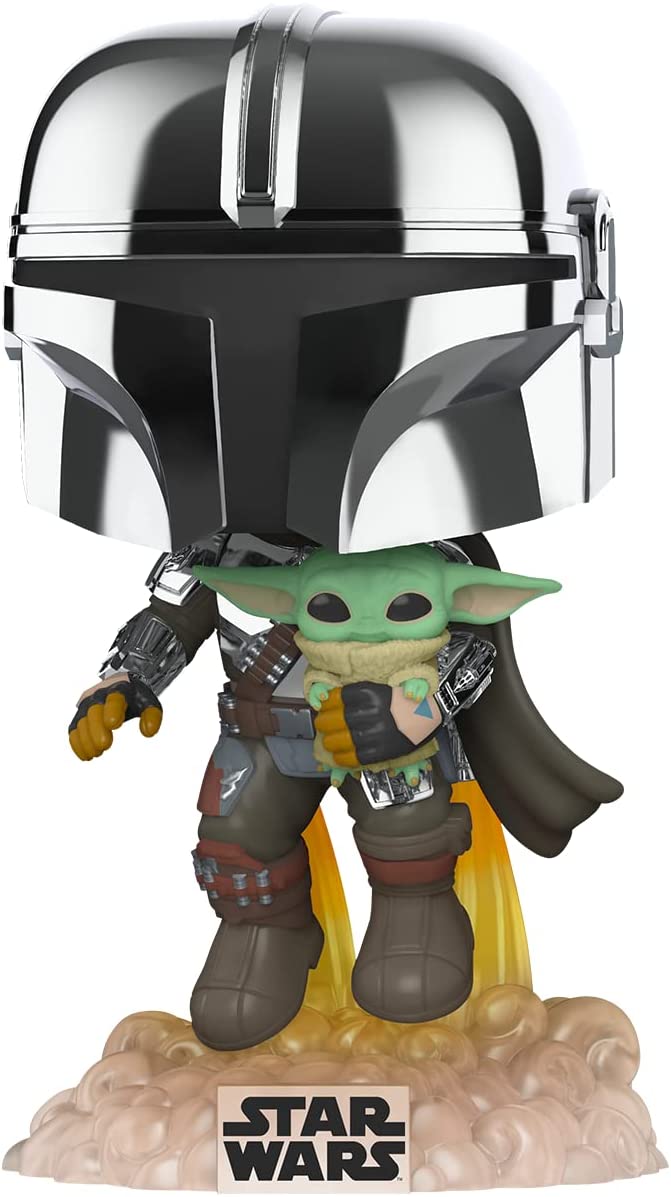 Star Wars: Across The Galaxy - The Mandalorian Holding Grogu