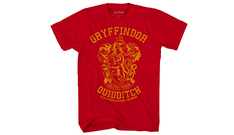 Harry Potter Gryffindor Slytherin Ravenclaw Hufflepuff Quidditch Team Boys Youth T-Shirt