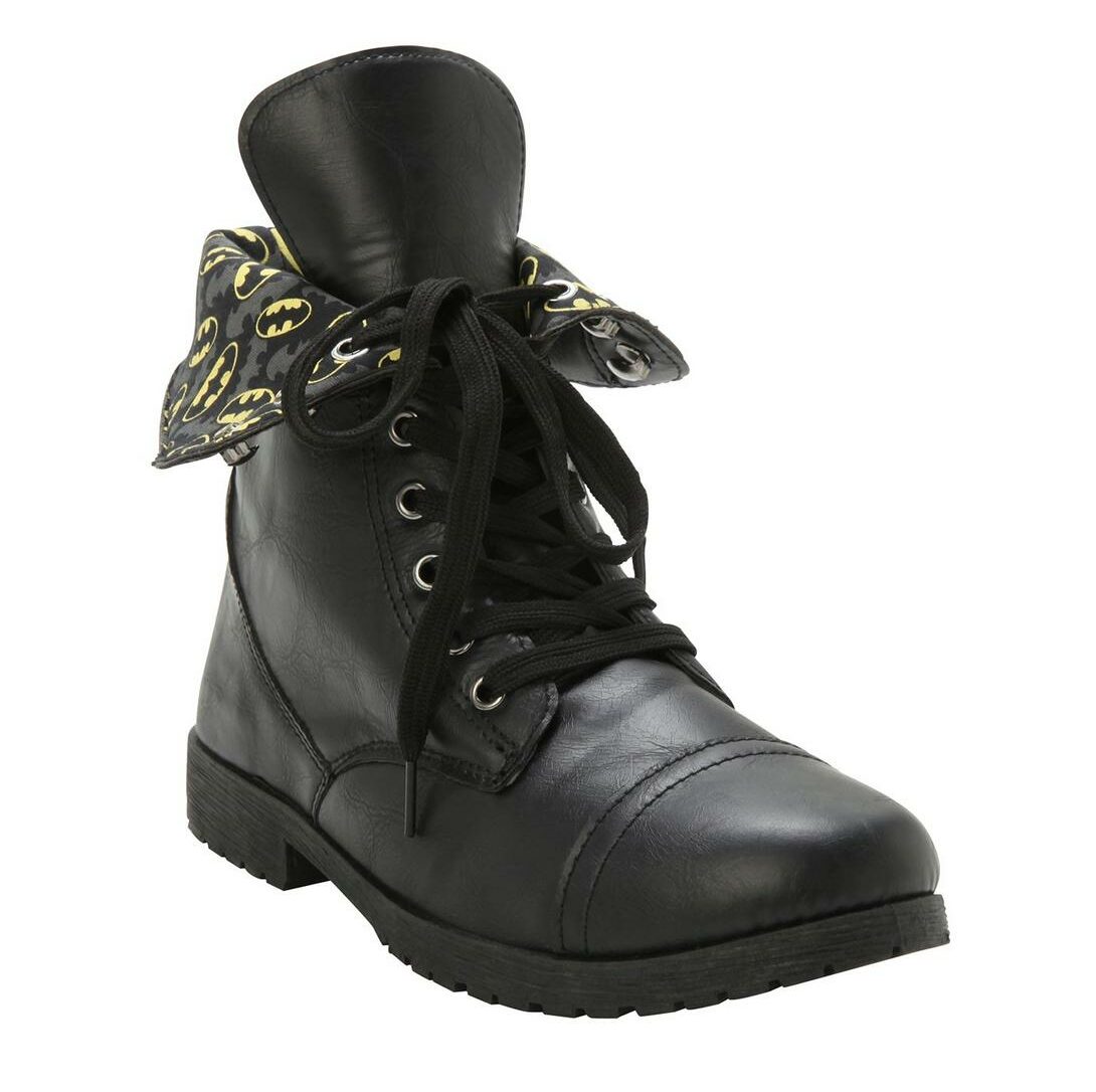 DC Batman Logos Combat Boots