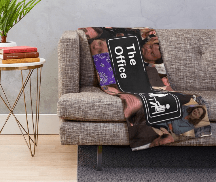 The Office Collage Throw Blanket