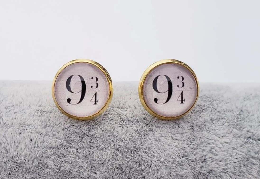 HP 9 ¾ Earrings