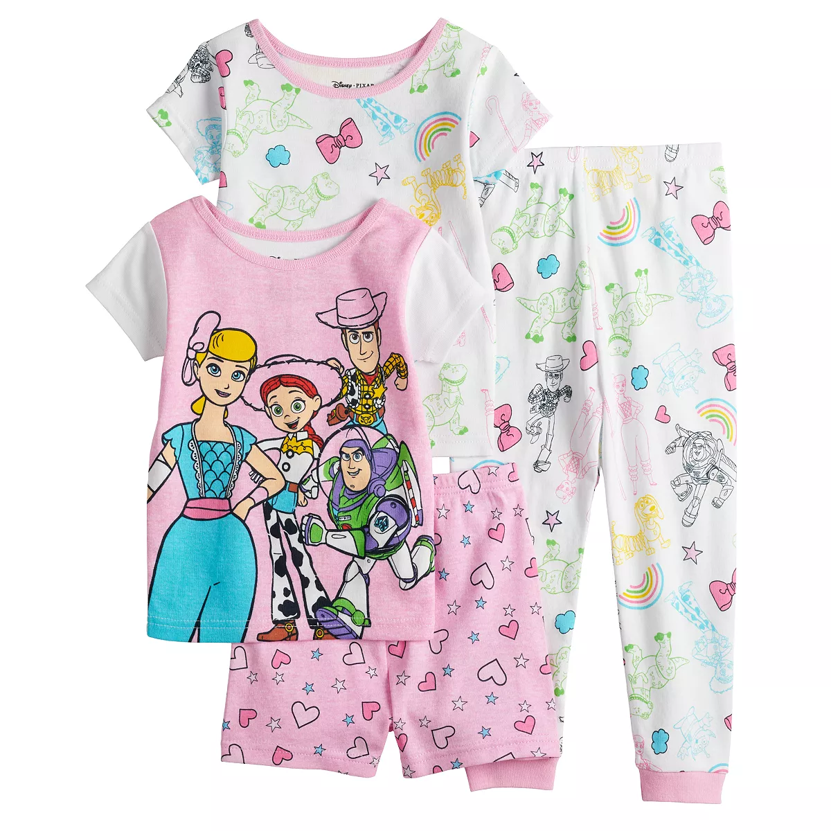 Disney / Pixar Toy Story 4 Baby Girl 4 Piece Pajama Set