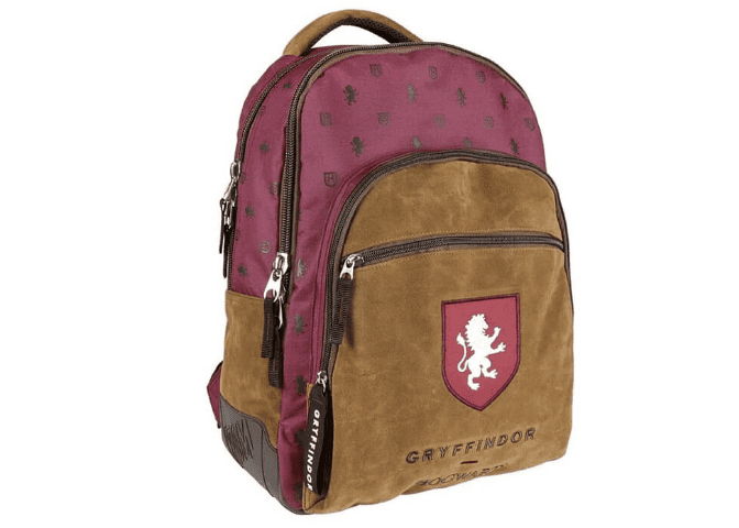 Gryffindor Backpack Burgundy and Suede 