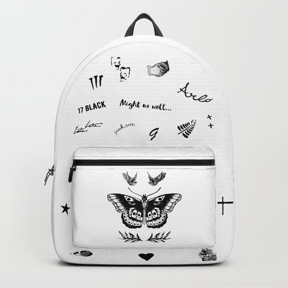 Harry Styles Tattoos Backpack