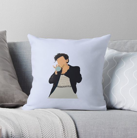 Harry Styles Vogue Cover Throw Pillow