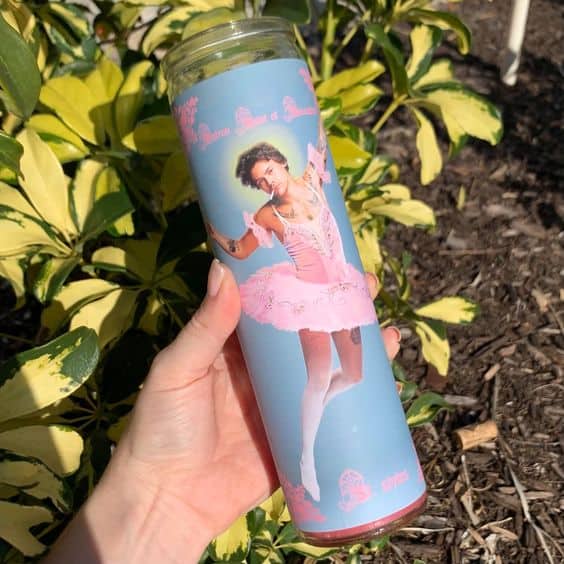 Rose Harry Styles Prayer Candle