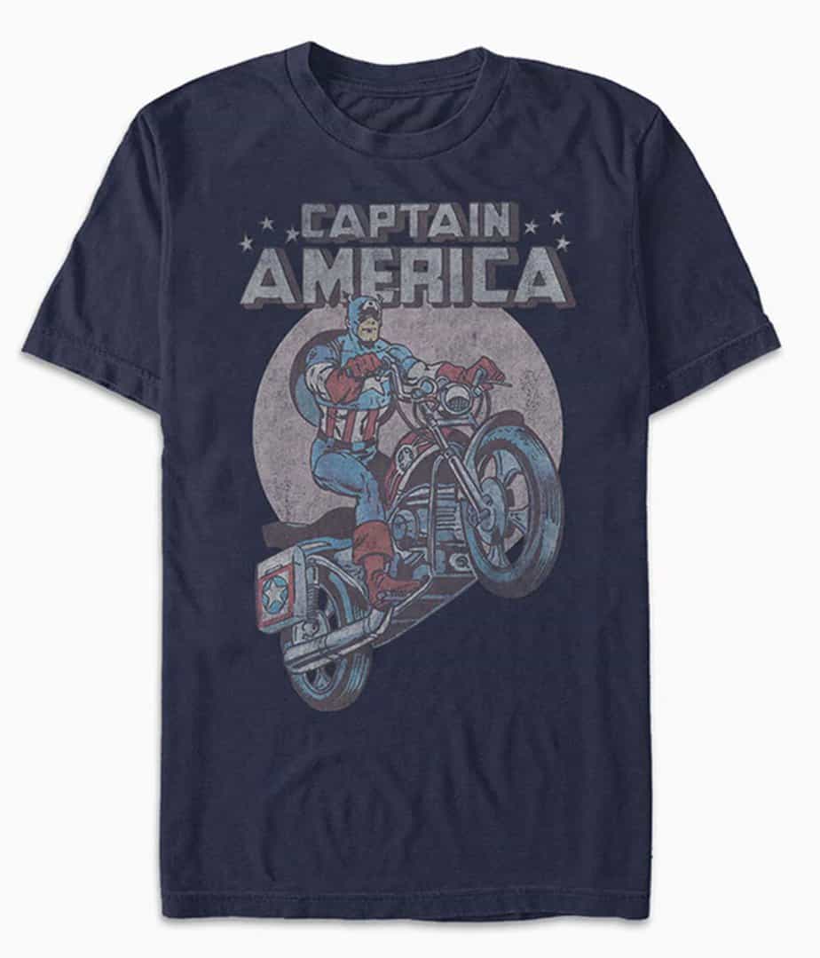 Captain America Bike T-shirt