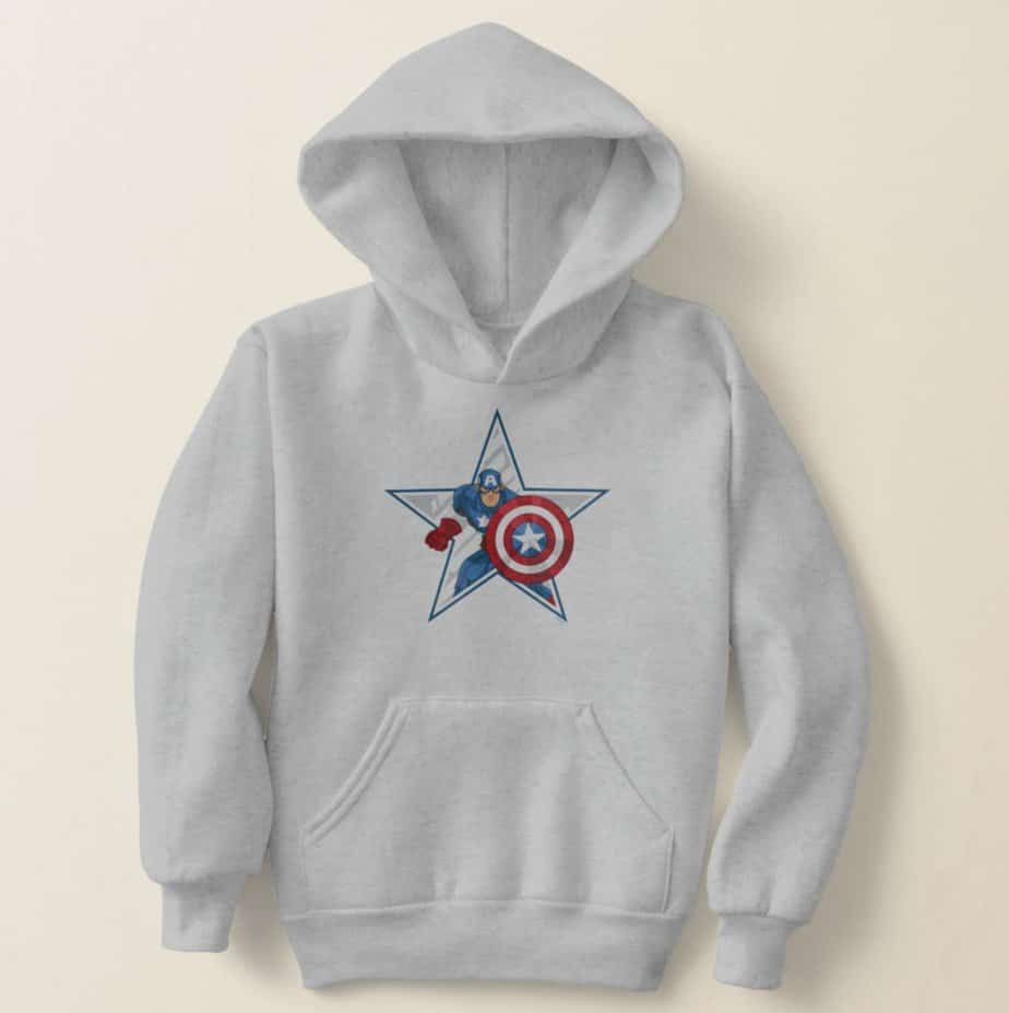 Captain America Hoodie For Kids