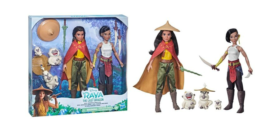 Disney Raya and the Last Dragon Raya, Namaari, and Ongis Pack