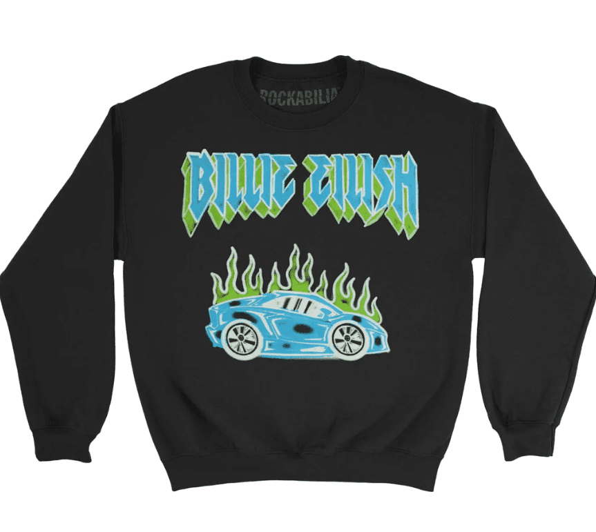 Billie Eilish World Tour Crew Fleece Sweatshirt