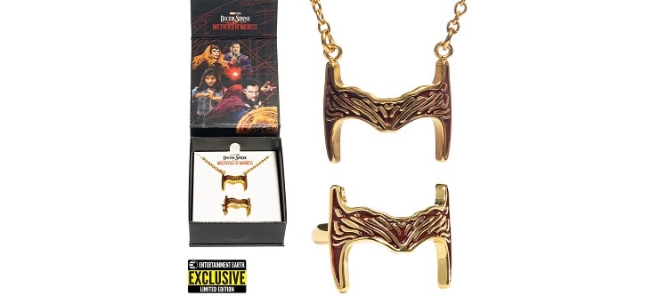 Scarlett Witch Necklace and Ring Set