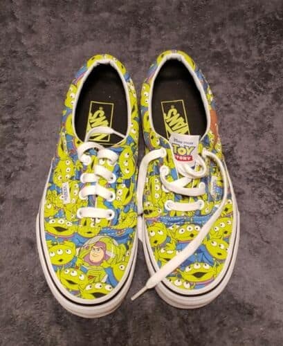 Vans Disney Toy Story Buzz Woody Aliens Glow Eyes Shoes Mens 6 Womens 7.5 RARE