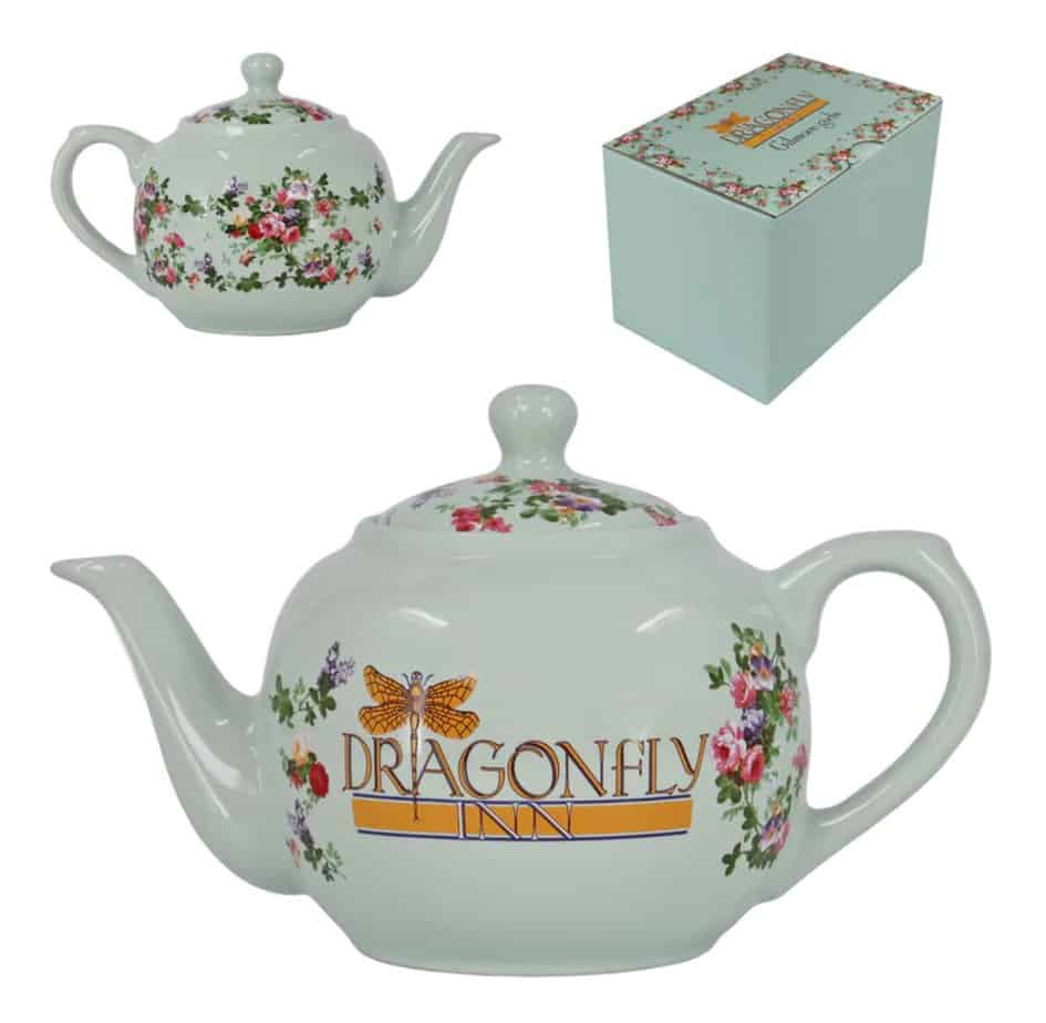 Best For Fans of the Dragonfly Inn: Dragonfly Inn Floral Teapot