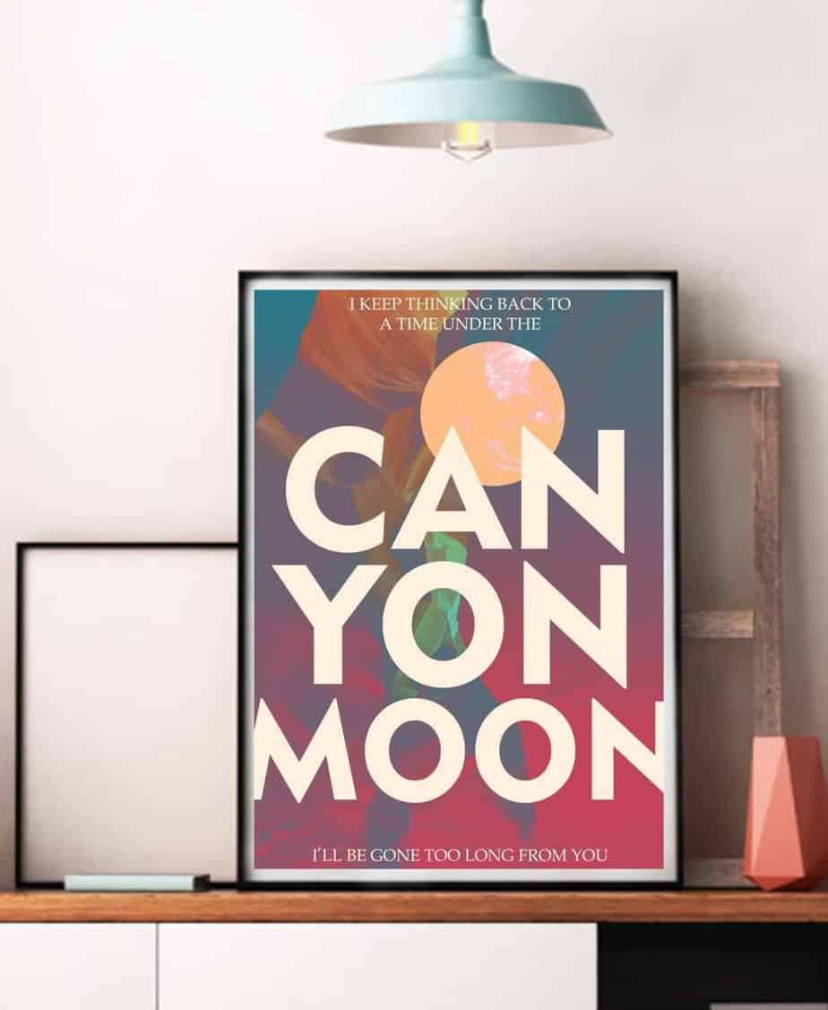 Canyon Moon Poster