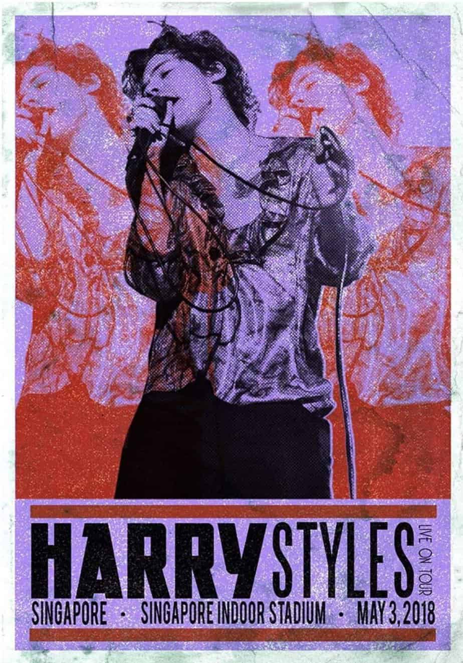 Harry Styles Poster Blurred Lines