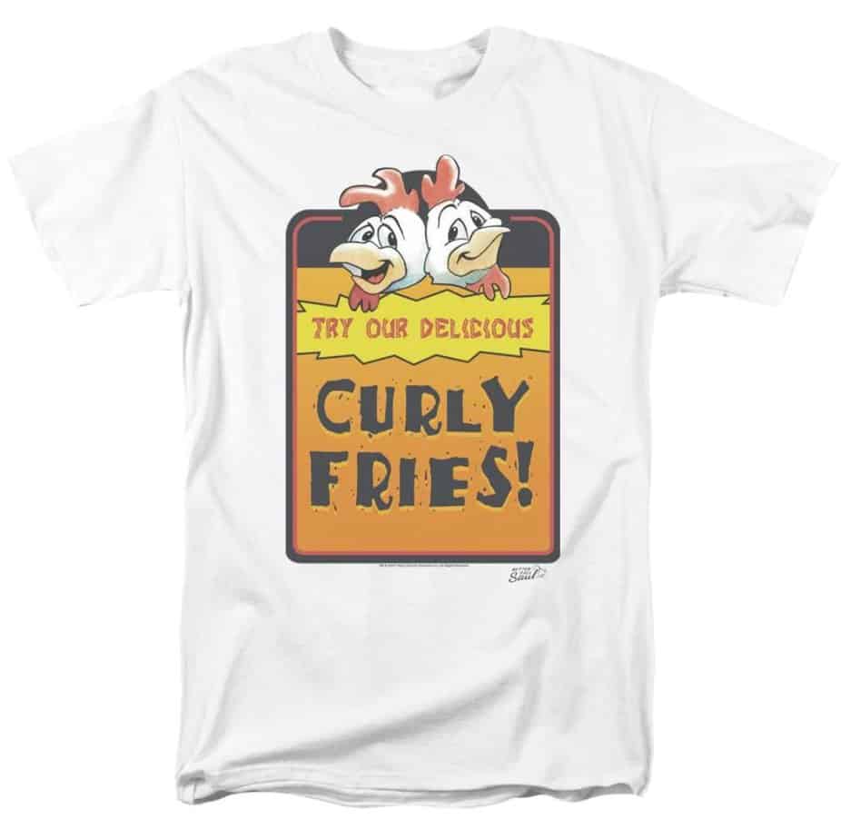 Better Call Saul Curly Fries Adult Shirt