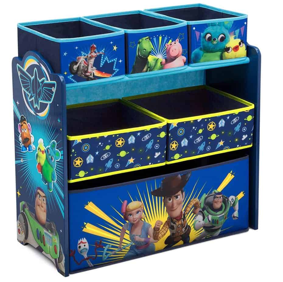 Disney/Pixar Toy Story 4 6-Bin Design and Toy Organizer