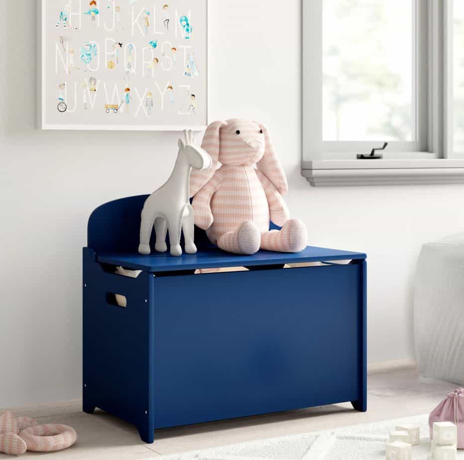 Mack & Milo Solid Wood Toy Box