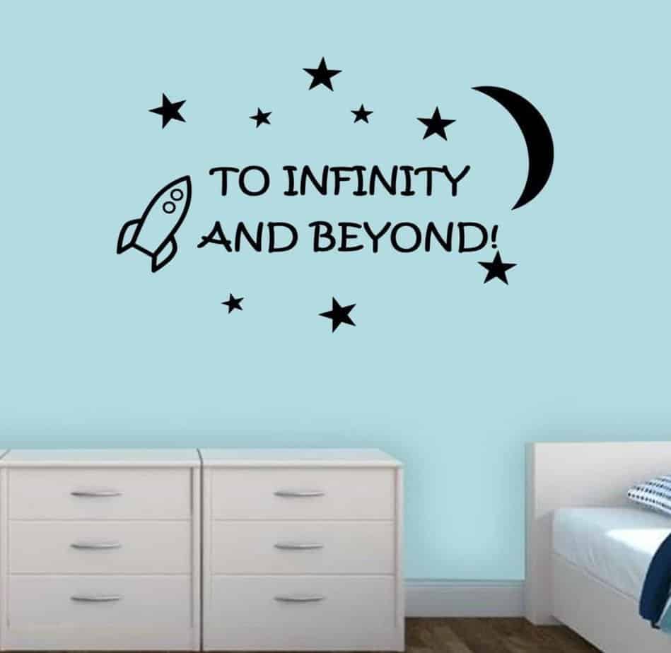 To Infinity and Beyond! Vinyl Wall Decals