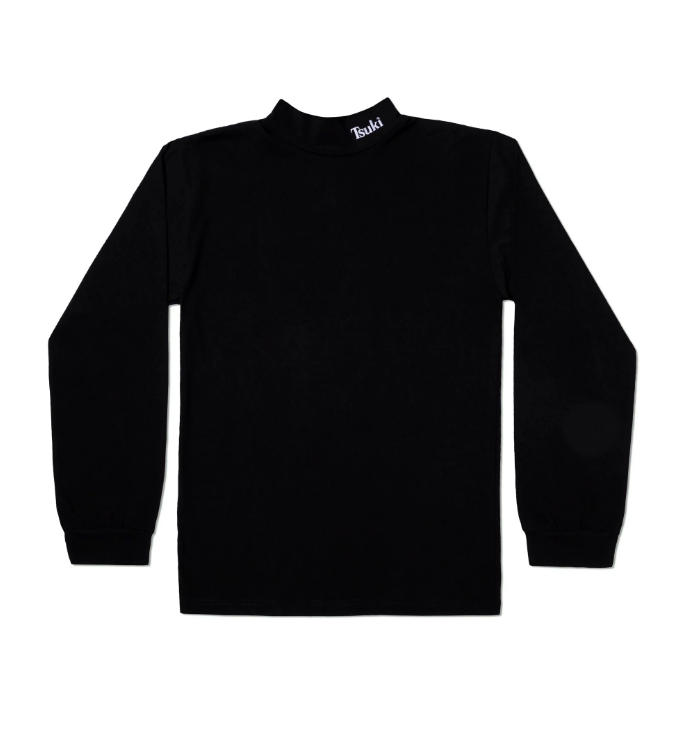 embroidered logo turtleneck