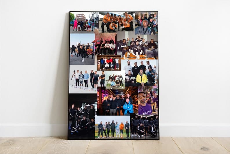 A4 Sidemen Collage Print FRAME NOT INCLUDED image 1