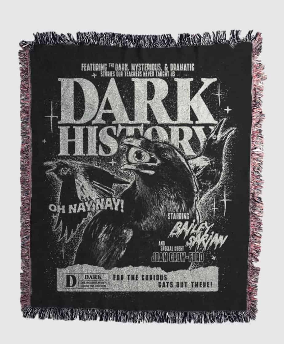 Bailey Sarian Dark History Season 2 Fringe Blanket