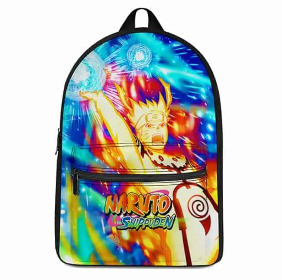 Naruto Nine-Tail Chakra Mode Rasengan Awesome Bookbag