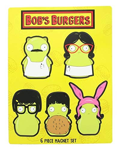 bob's burgers kuchi kopi family magnet set