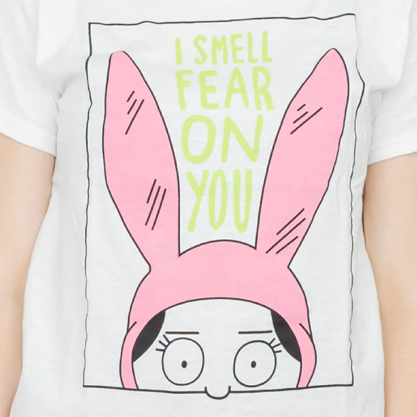 louise i smell fear on you juniors t shirt