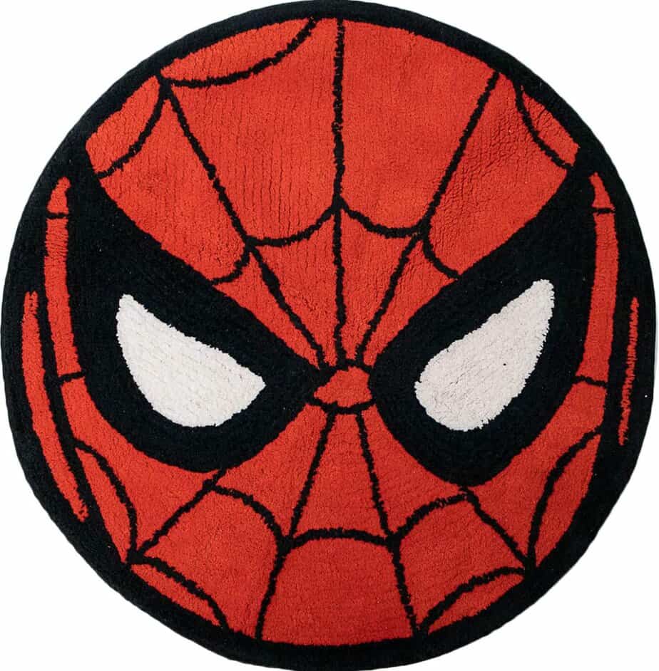 Spiderman Cotton Bath Rug Round Shape