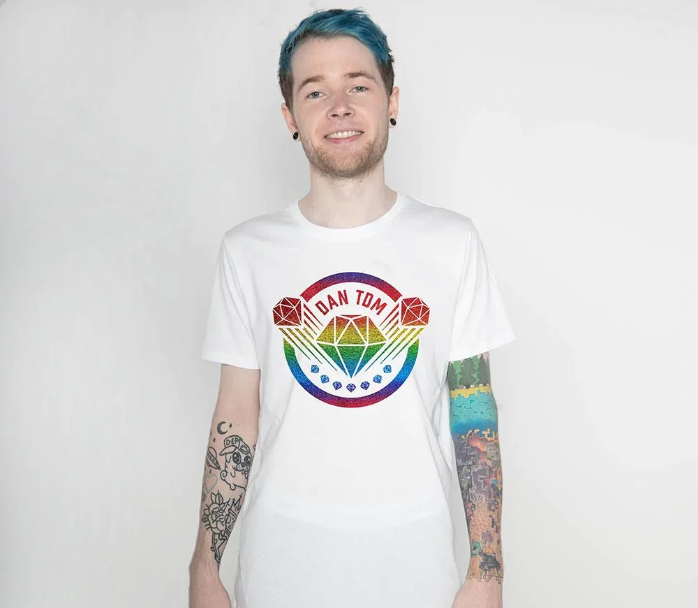 DanTDM White T-Shirt