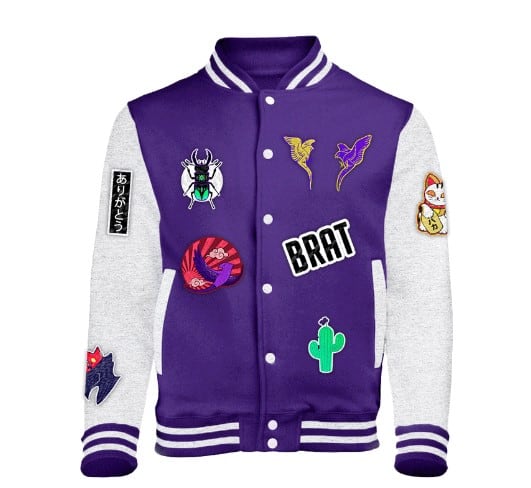 Jaiden Varsity Patch Jacket