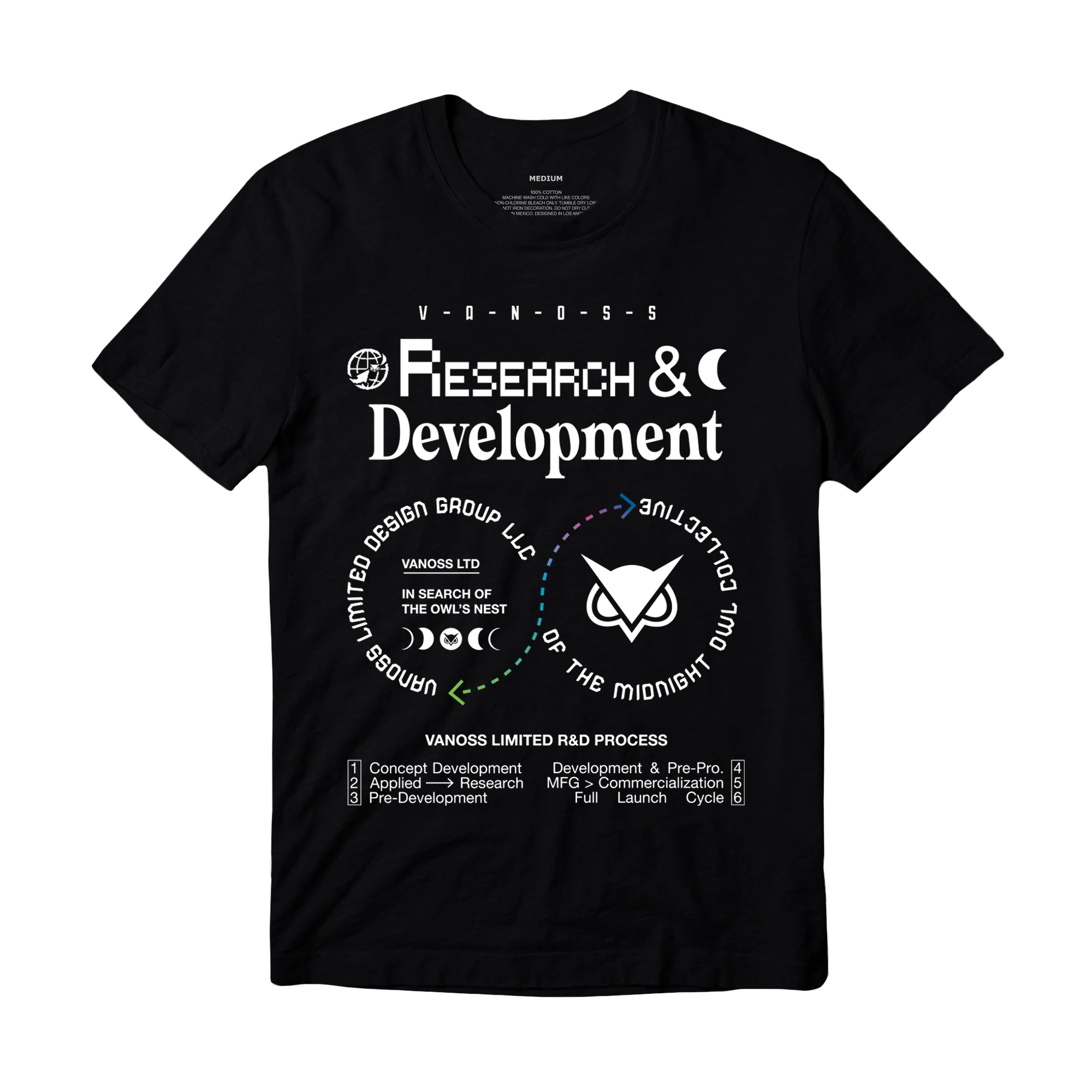 Vanoss Research Tee (Black)