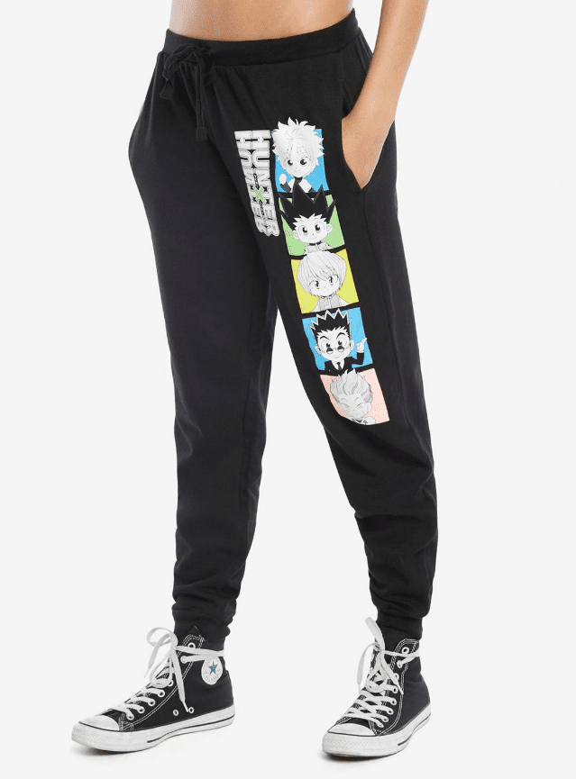 best hunter x hunter sweatpants hunter x hunter squares girls jogger pants