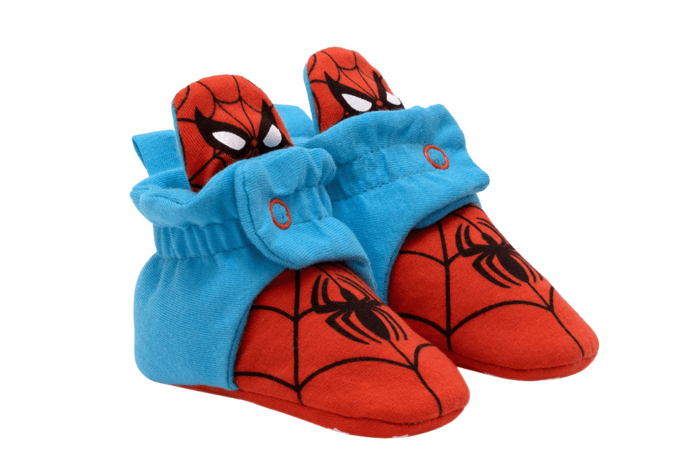 Marvel Spider-Man Snap Booties in Red 