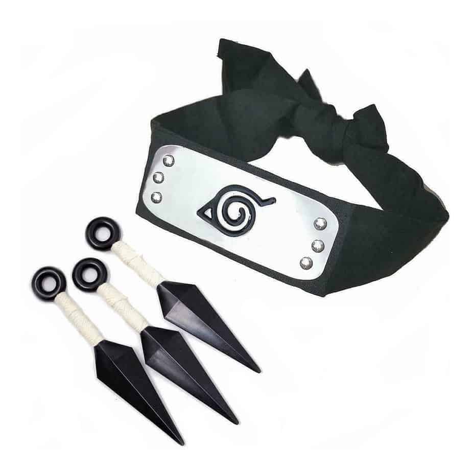 Naruto Headband and Kunai